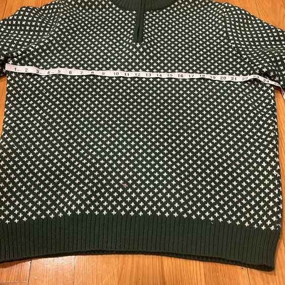 Long wharf supply co mens Edgartown quarter zip up sweater size Xlarge . - Picture 5 of 8